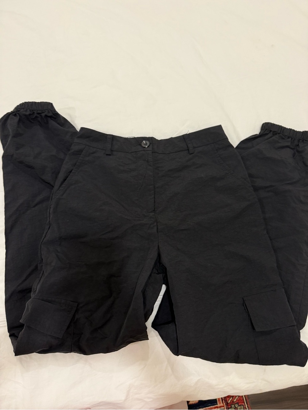 Sincerely Jules Black Cargo Pants – Chic Utility Style – Size Small